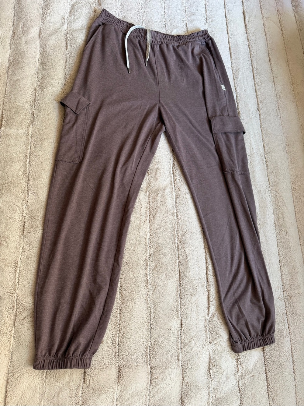 Vuori Boyfriend Cargo Joggers, Hazel Heather, Size Small